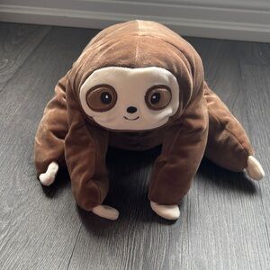 Miniso Life Plush Brown Sloth Stuffed Animal Toy - with Tag